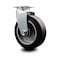 Service Caster 6 Inch Rubber on Aluminum Wheel Swivel Caster with Roller Bearing SCC SCC-20S620-RAR - alternate 1